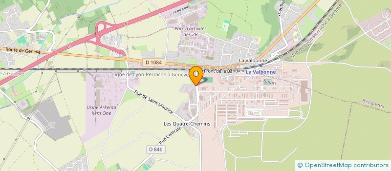 localisation de l'entreprise IMMOQUALYS à BALAN