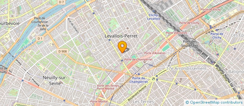 localisation de l'entreprise IMMOQUENEA à LEVALLOIS-PERRET