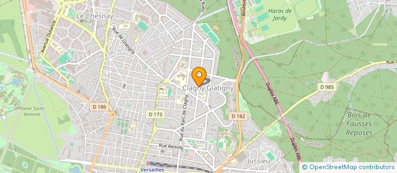 localisation de l'entreprise IMMORACHAT à VERSAILLES