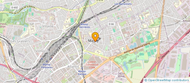 localisation de l'entreprise IMMORAMA à MASSY