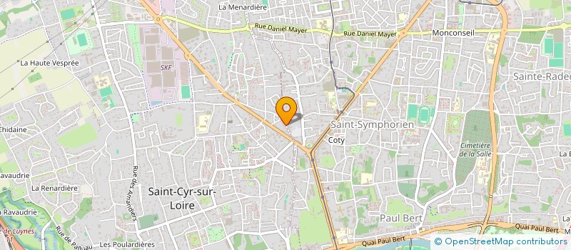 localisation de l'entreprise IMMORAT  TOURS