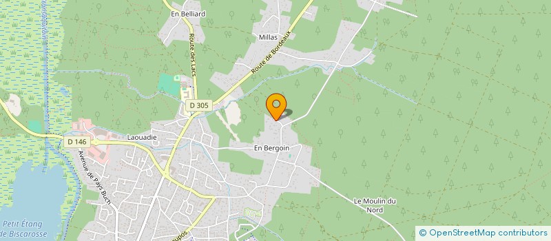 localisation de l'entreprise IMMORAVA  BISCARROSSE