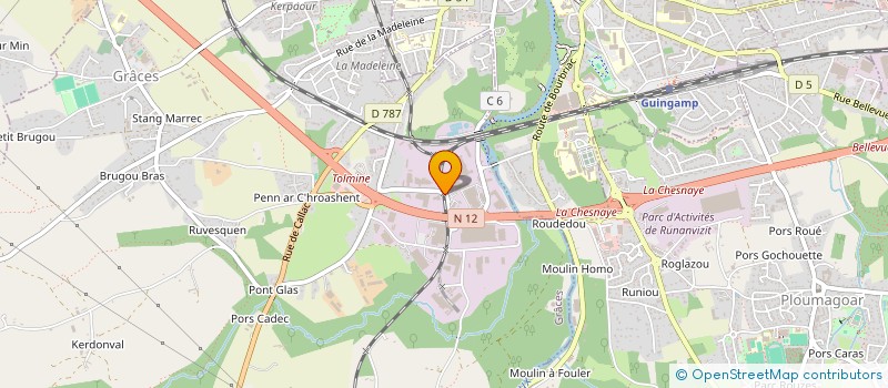 localisation de l'entreprise IMMORBREIZH  GRACES