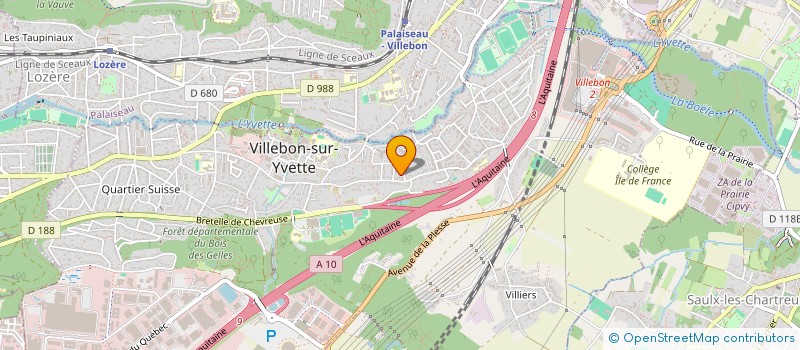 localisation de l'entreprise IMMORCHYDIA à VILLEBON-SUR-YVETTE
