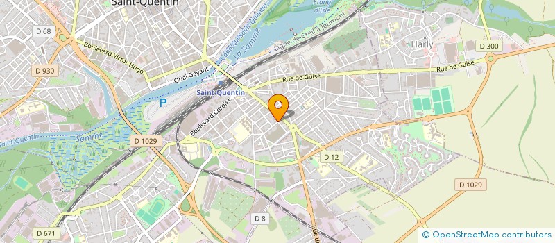 localisation de l'entreprise IMMOREC à SAINT-QUENTIN