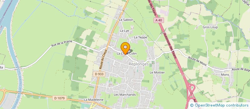 localisation de l'entreprise IMMOREN à REPLONGES