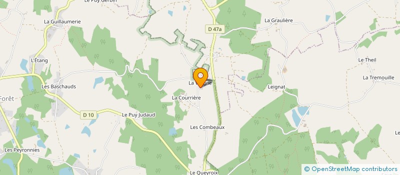 localisation de l'entreprise IMMORENO à COGNAC-LA-FORET