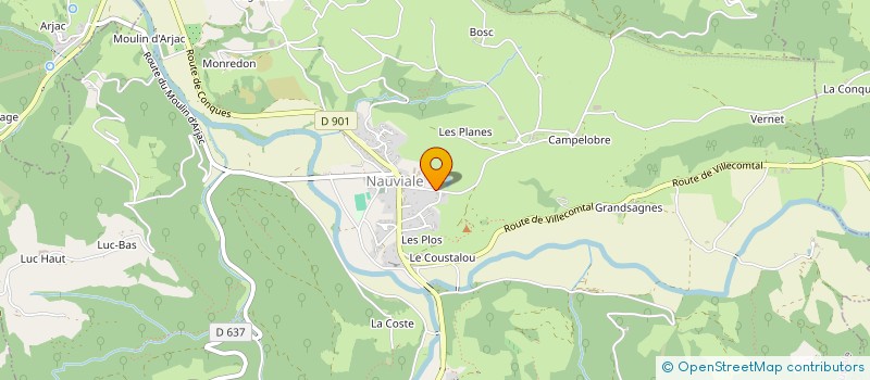 localisation de l'entreprise IMMORENOV 12  NAUVIALE