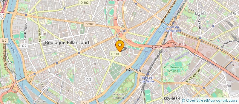localisation de l'entreprise IMMORENOV à BOULOGNE-BILLANCOURT