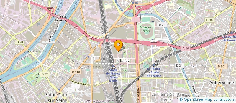 localisation de l'entreprise IMMORESEAU à SAINT-DENIS