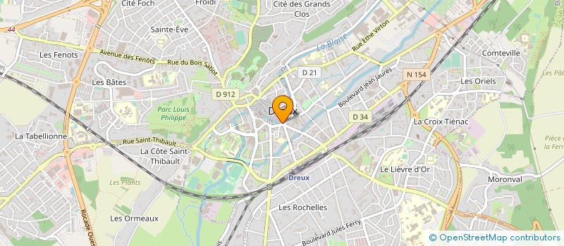 localisation de l'entreprise IMMOREV à DREUX