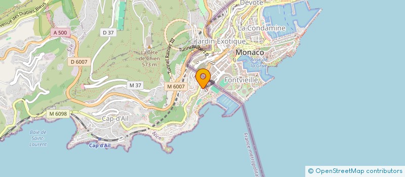 localisation de l'entreprise IMMORI  CAP-D'AIL