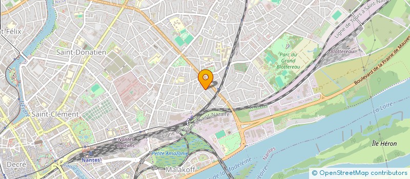localisation de l'entreprise IMMORICA  NANTES