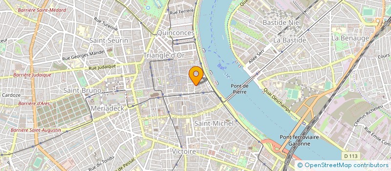 localisation de l'entreprise IMMORIENTATION  BORDEAUX