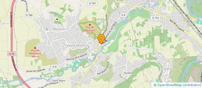 localisation de l'entreprise IMMORIN  VEYRE-MONTON