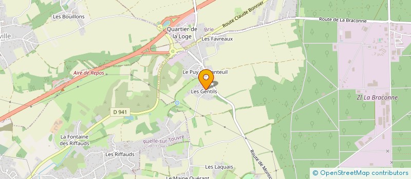 localisation de l'entreprise IMMOROCK à MORNAC