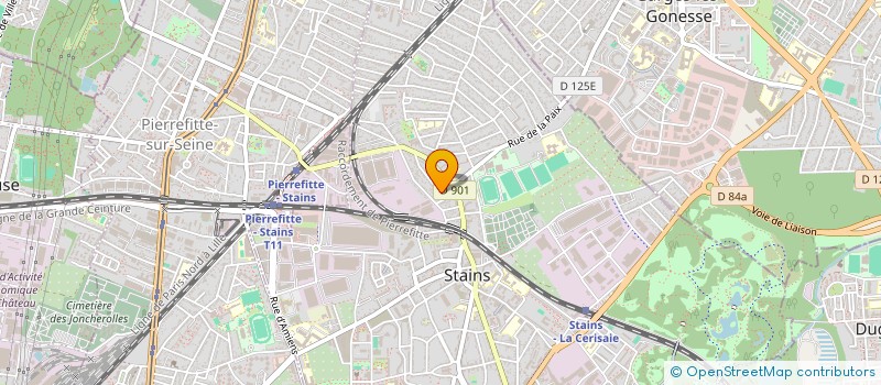 localisation de l'entreprise IMMOROGE à STAINS