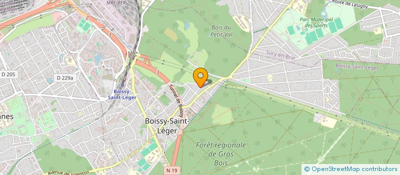 localisation de l'entreprise IMMOROSA à BOISSY-SAINT-LEGER