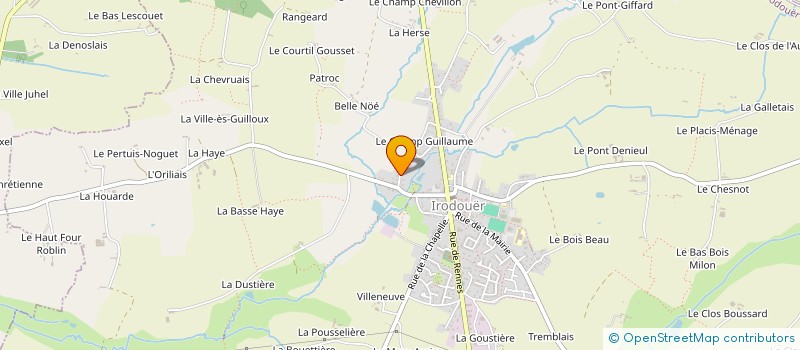 localisation de l'entreprise IMMOROY  IRODOUER