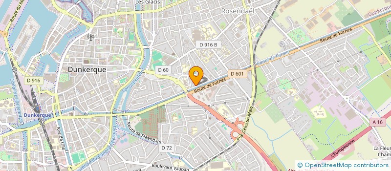 localisation de l'entreprise IMMORTELLE à DUNKERQUE