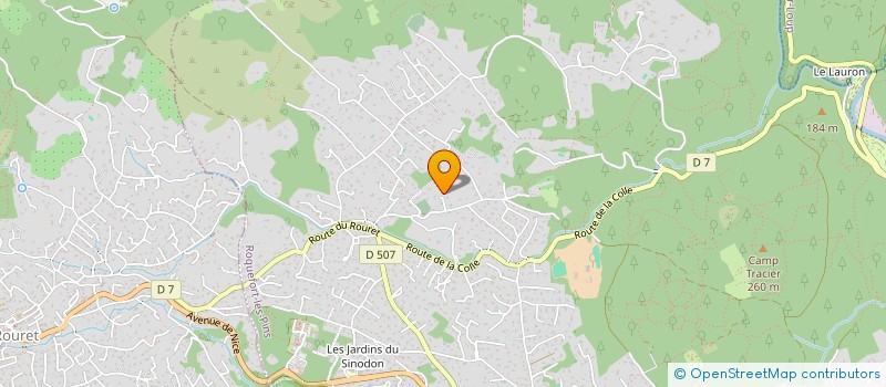 localisation de l'entreprise IMMORTELLE à ROQUEFORT-LES-PINS