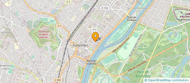 localisation de l'entreprise IMMORUM à SURESNES