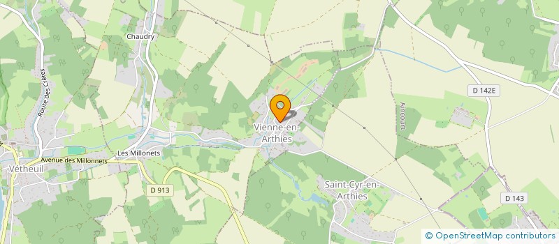 localisation de l'entreprise IMMOS 2001  VIENNE-EN-ARTHIES