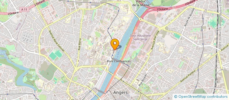 localisation de l'entreprise IMMOS JPVM à ANGERS