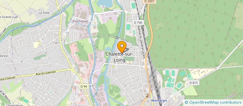 localisation de l'entreprise IMMOSA à CHALETTE-SUR-LOING