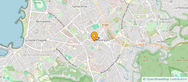 localisation de l'entreprise IMMOSAM13 à MARSEILLE