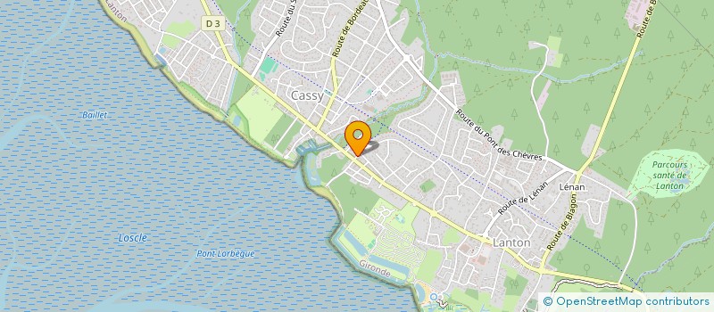 localisation de l'entreprise IMMOSANTE  LANTON