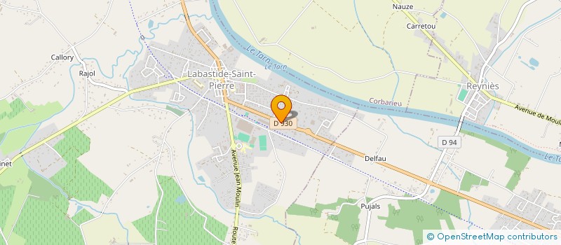 localisation de l'entreprise IMMOSCAP  LABASTIDE-SAINT-PIERRE