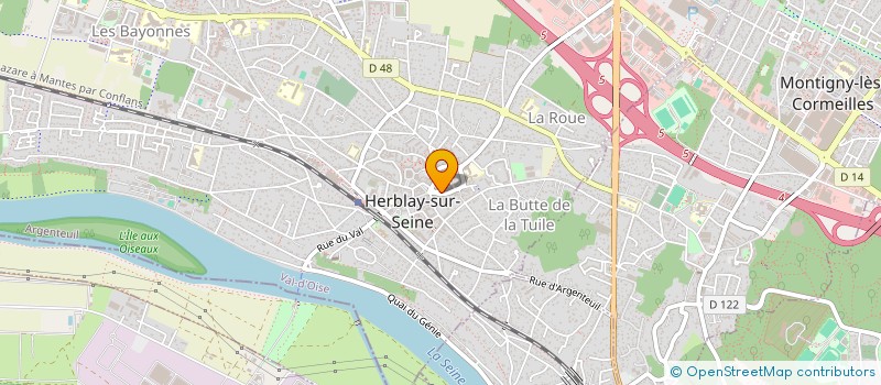 localisation de l'entreprise IMMOSCRIBE  HERBLAY-SUR-SEINE