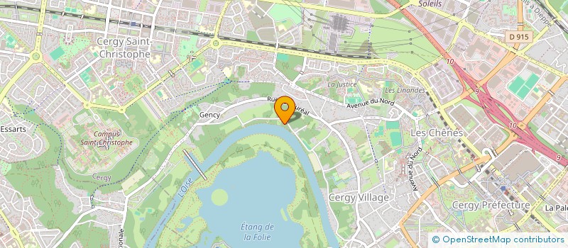 localisation de l'entreprise IMMOSECURE  CERGY