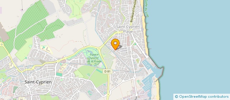 localisation de l'entreprise IMMOSERMA  SAINT-CYPRIEN