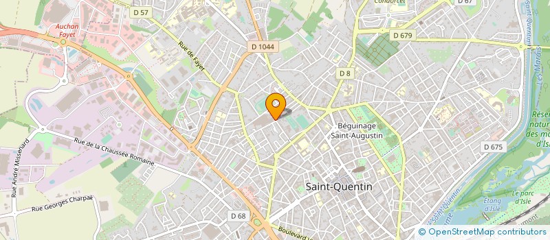 localisation de l'entreprise IMMOSERV à SAINT-QUENTIN