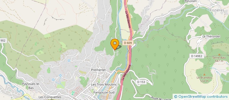 localisation de l'entreprise IMMOSERV HOLDING I.S.H  LODEVE