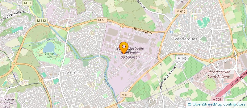 localisation de l'entreprise IMMOSIGN à VENDARGUES