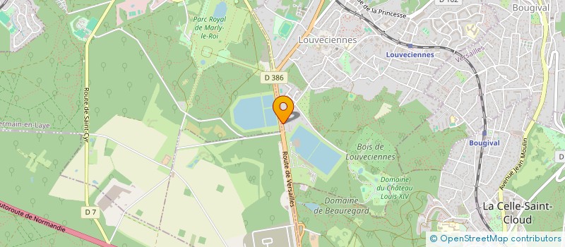 localisation de l'entreprise IMMOSINTO à LOUVECIENNES