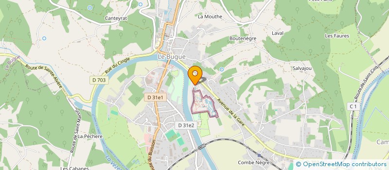 localisation de l'entreprise IMMOSLOW 242  LE BUGUE