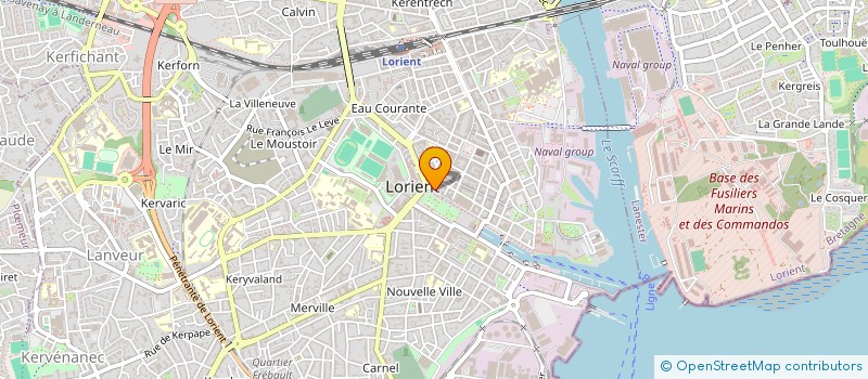 localisation de l'entreprise IMMOSOF à LORIENT