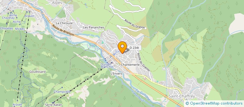 localisation de l'entreprise IMMOSOLEIL  SAINT-CHAFFREY