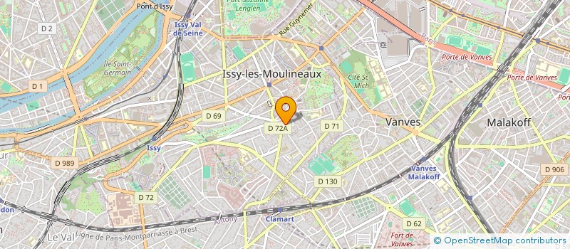 localisation de l'entreprise IMMOSPDI à ISSY-LES-MOULINEAUX