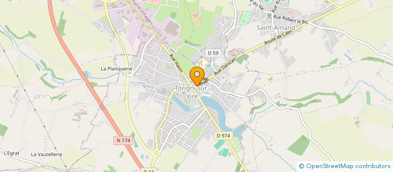localisation de l'entreprise IMMOSPHER à TORIGNY-LES-VILLES