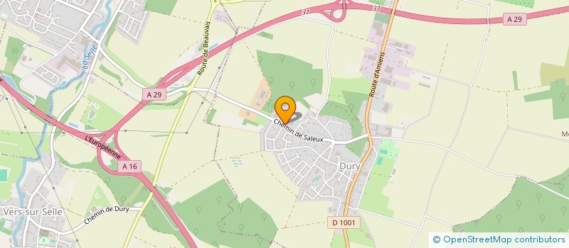 localisation de l'entreprise IMMOSPHERE 217  DURY