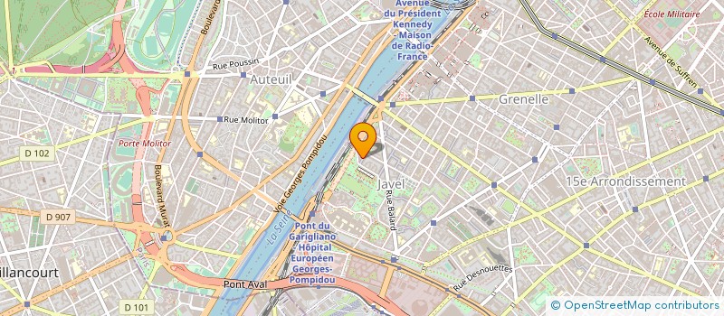 localisation de l'entreprise IMMOSPORT à PARIS