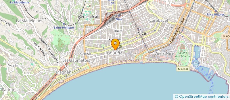 localisation de l'entreprise IMMOSTART  NICE