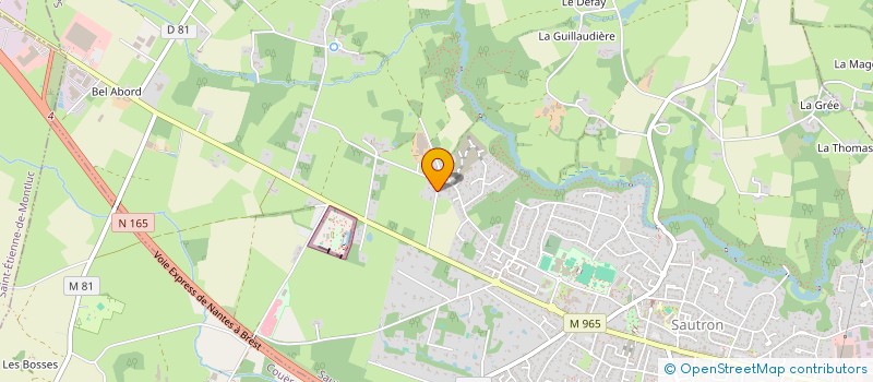 localisation de l'entreprise IMMOSTEO 2 à SAUTRON
