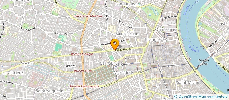 localisation de l'entreprise IMMOSTEO  BORDEAUX