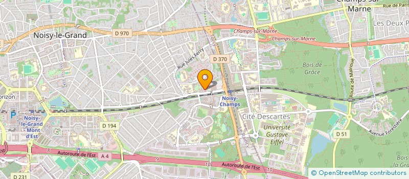 localisation de l'entreprise IMMOSTEP à NOISY-LE-GRAND